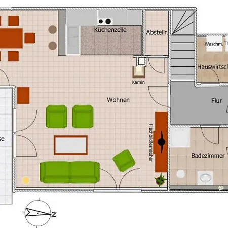 Morgenstern In Mit Kamin Und Garten 公寓