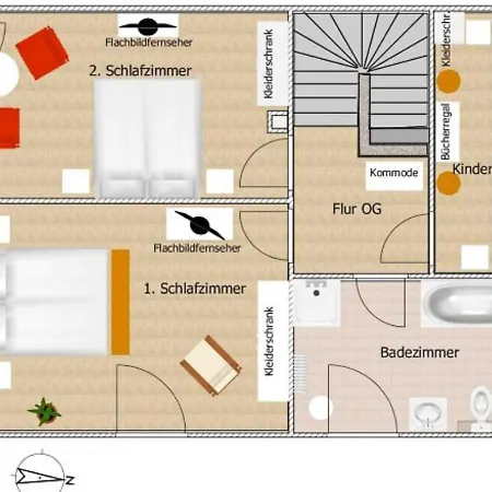 Morgenstern In Mit Kamin Und Garten 公寓